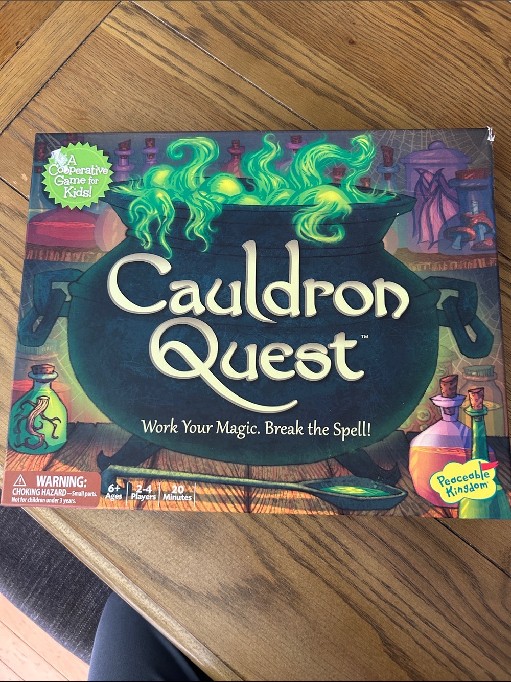 Cauldron Quest Board Game - Green & Black Artwork